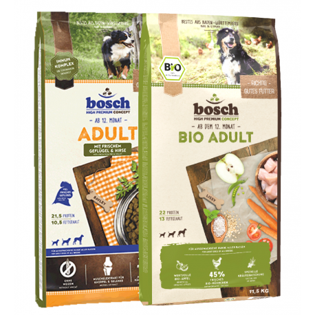 Rinkinys ADULT Poultry Millet 15kg + 14,5kg Bio Adult